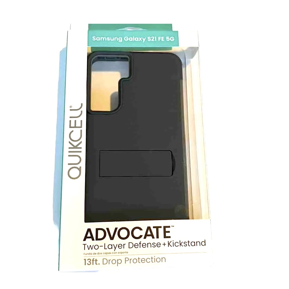 Quikcell Samsung Galaxy S21 FE
Advocate Two- Layer Defense+
Kickstand Slate Blue